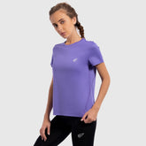 Solid Color Training Crew in Purple - Sporty Pro